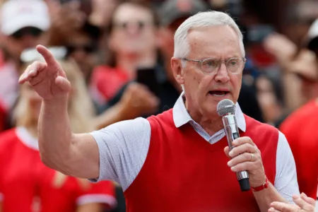 Ring of Famer Jim Tressel reflects on time with Buckeyes